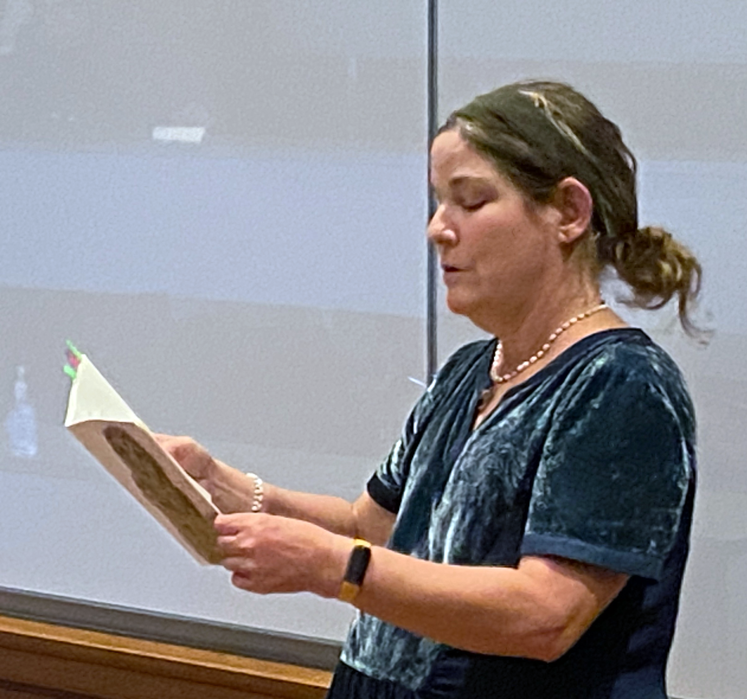 Charlotte Matthews reading