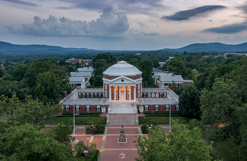 UVA Rotunda and surrounding area