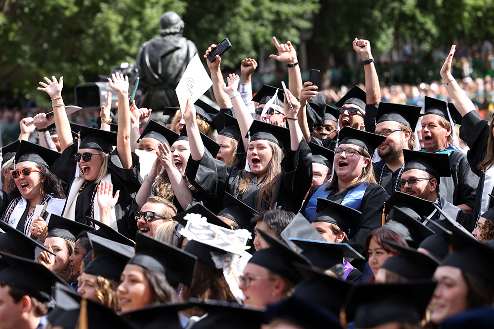 Grads cheer at UVA Final Exercises
