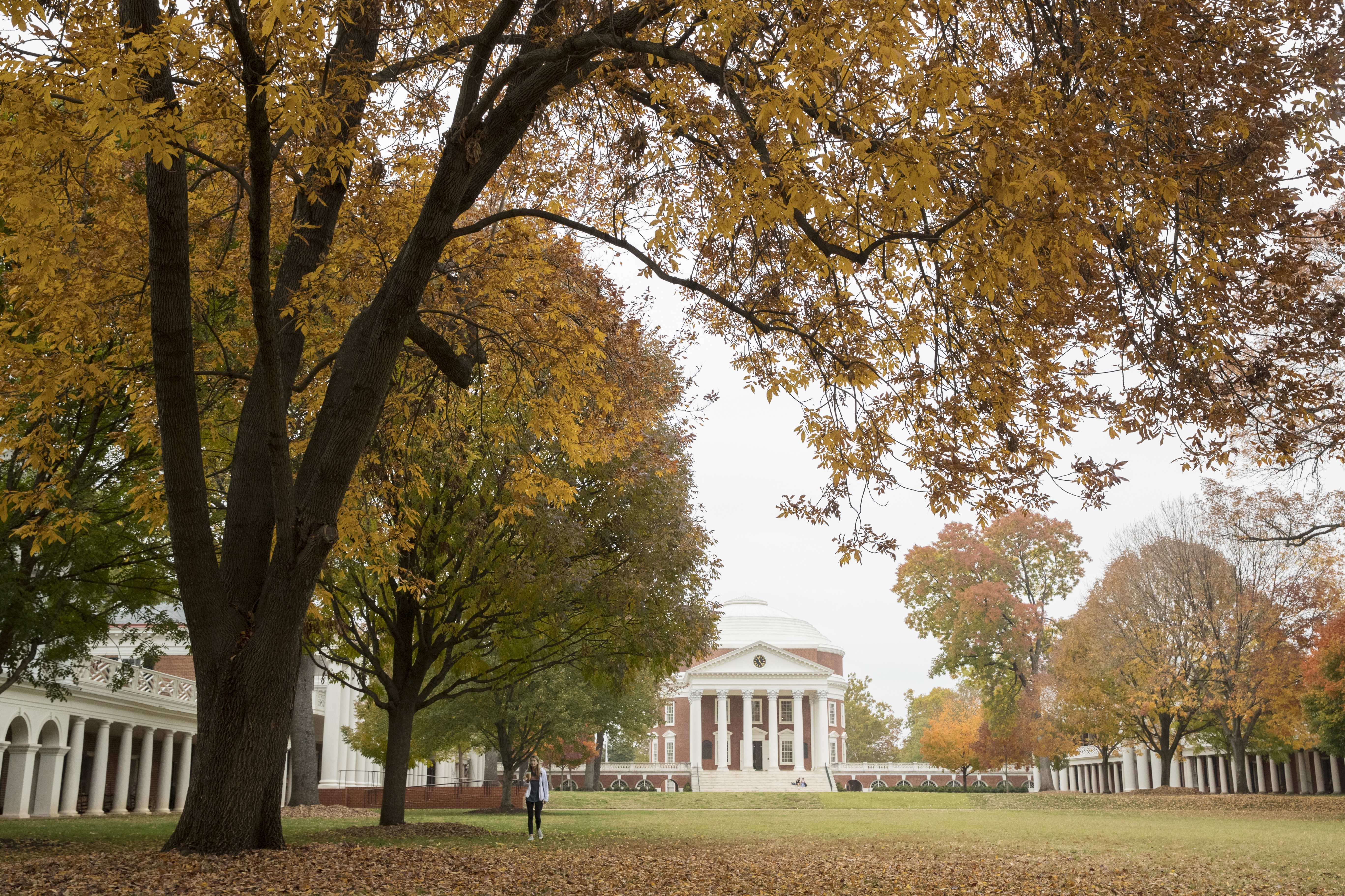 Rotunda and lawn late fall