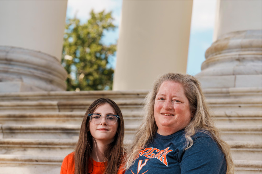 Maureen Leahey and her daughter Trinity