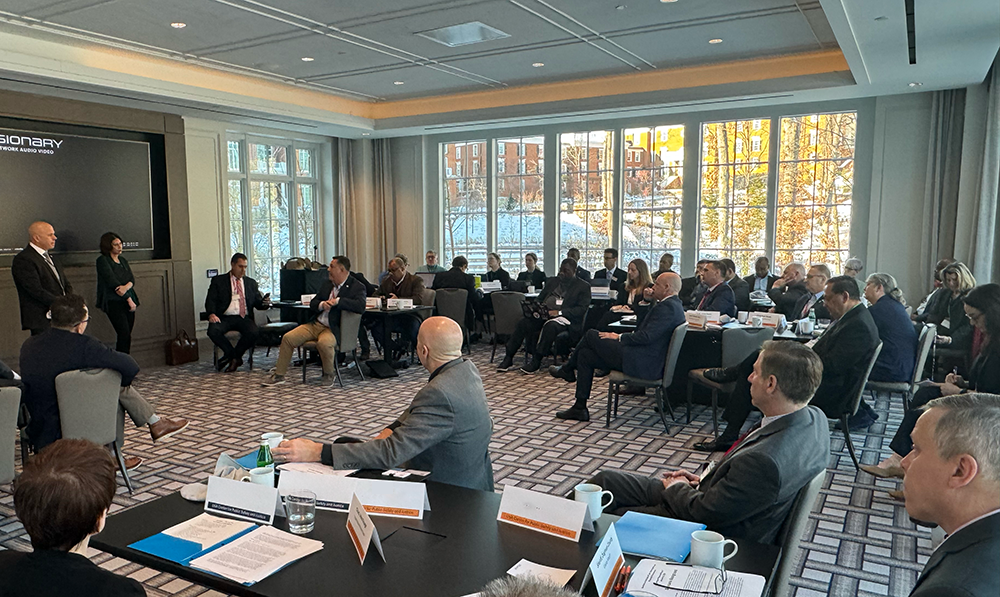 Public safety professionals gather for a conference